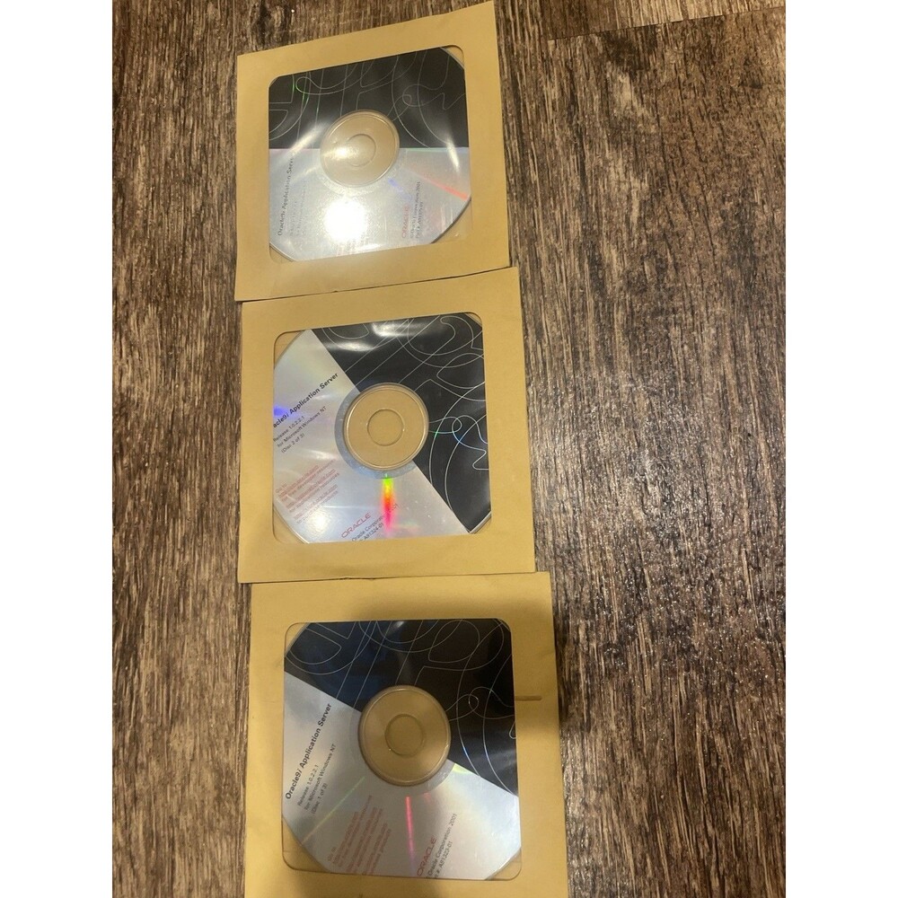 Vintage Y2K Oracle9i Application Server Complete 3 CD Set NEW Windows NT